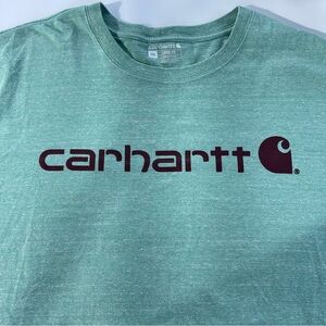 Carhartt Men's Heathered Mint Green  T-Shirt